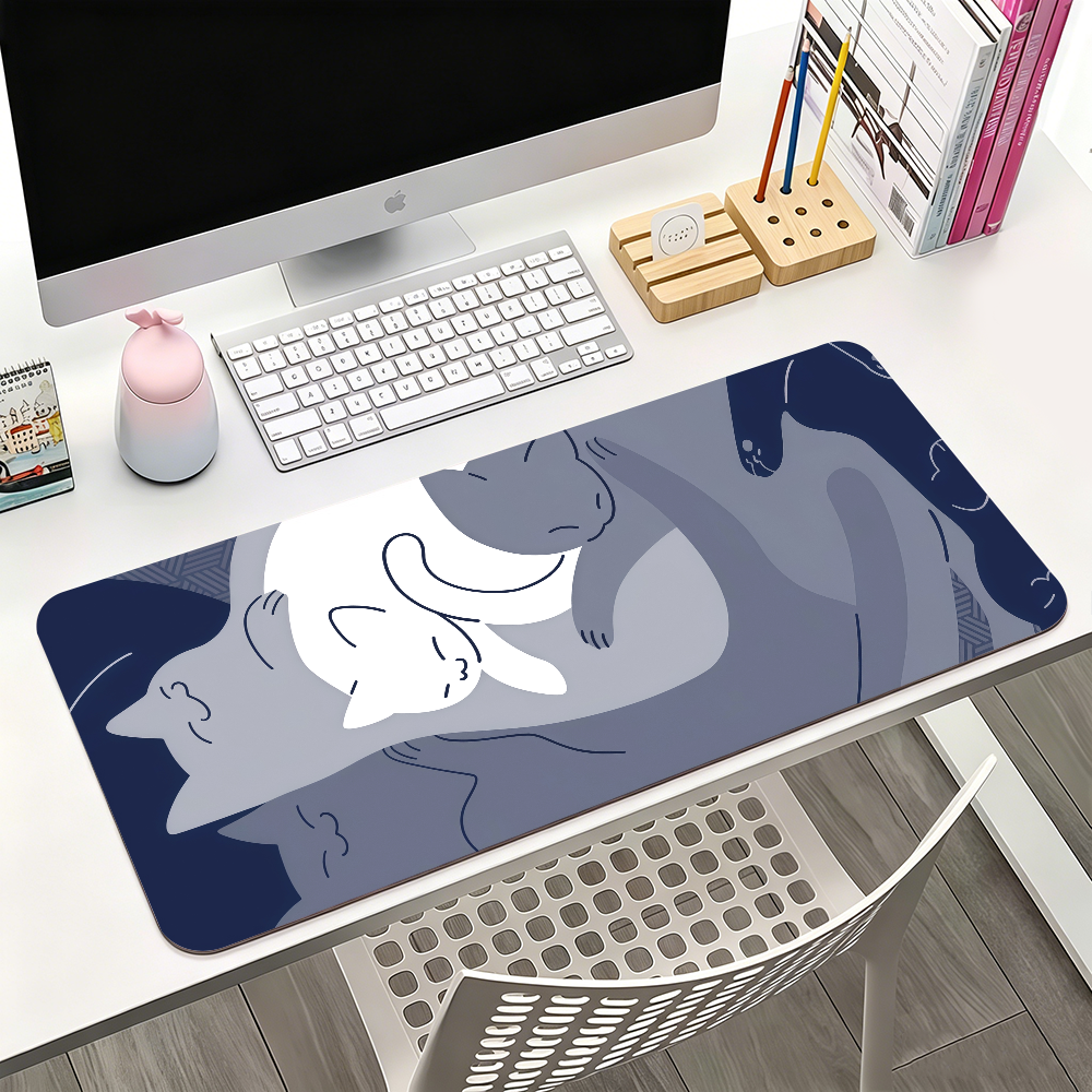 Cute Blue Cat Y-yuzZzil feline - Gaming Keyboard Blue のレビューと価格