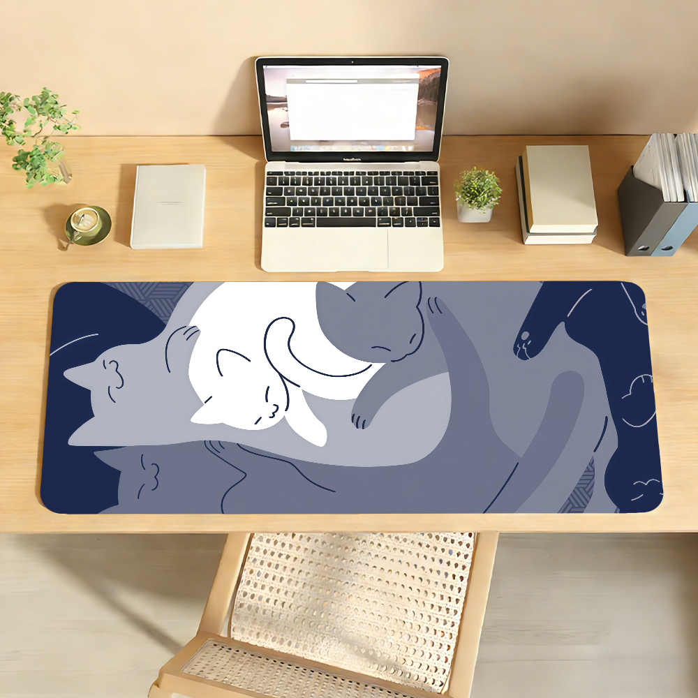 Cute Blue Cat Y-yuzZzil feline - Gaming Keyboard Blue のレビューと価格