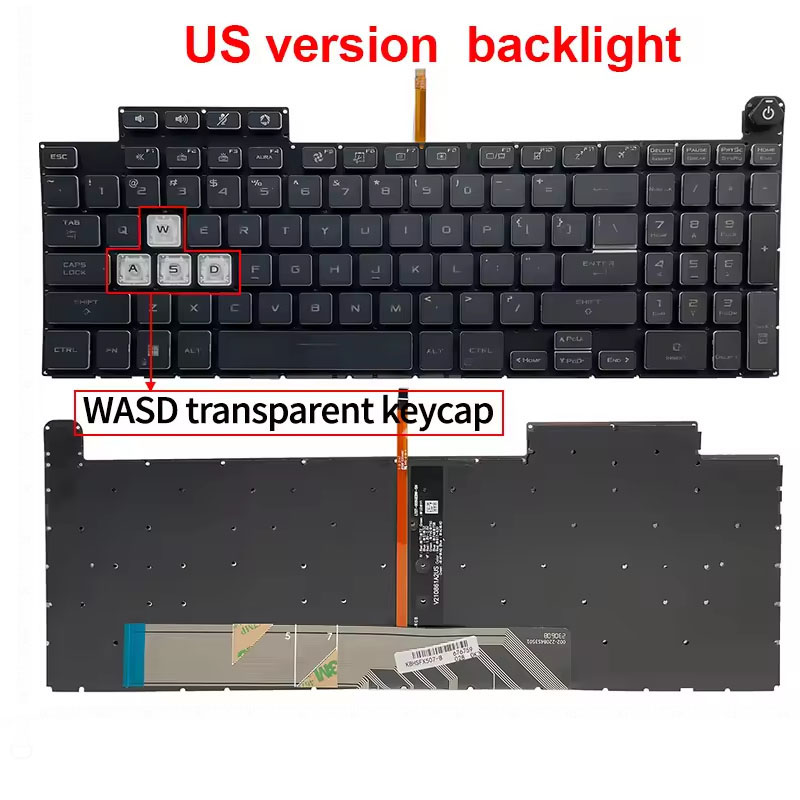 US Layout Keyboard With Backli - Gaming Keyboard Asus のレビューと価格