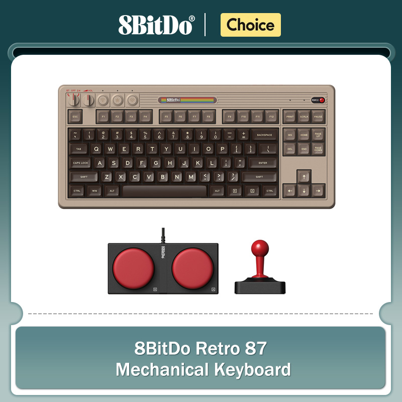8BitDo Retro Mechanical Keyboa - Gaming Keyboard Hot Swappable のレビューと価格