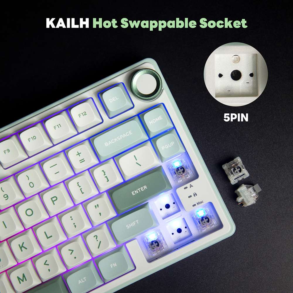 RK Royal Kludge R75 Gasket Wir - Gaming Keyboard Mobile のレビューと価格