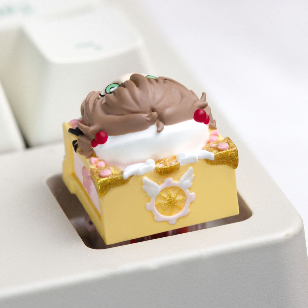 Anime Sakura Keycaps Hand-made - Gaming Keyboard Hand のレビューと価格