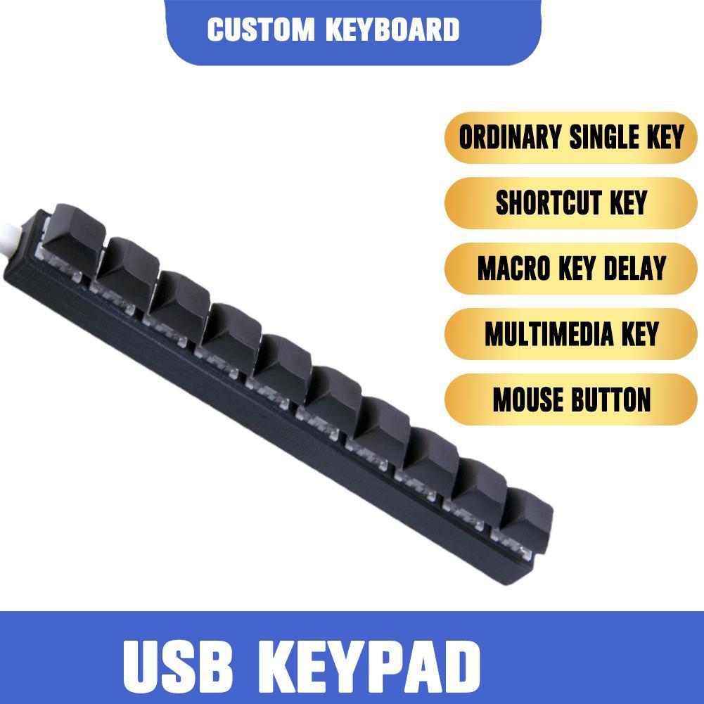 Custom Mini USB Wired 10 Keys  - Gaming Keyboard Budget のレビューと価格