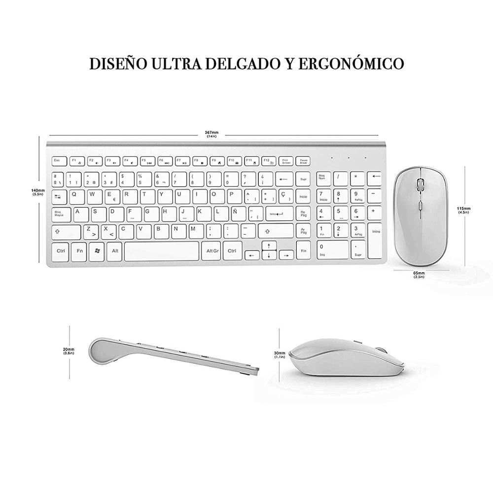 Wireless Keyboard Mouse Spanis - Gaming Keyboard Extension のレビューと価格