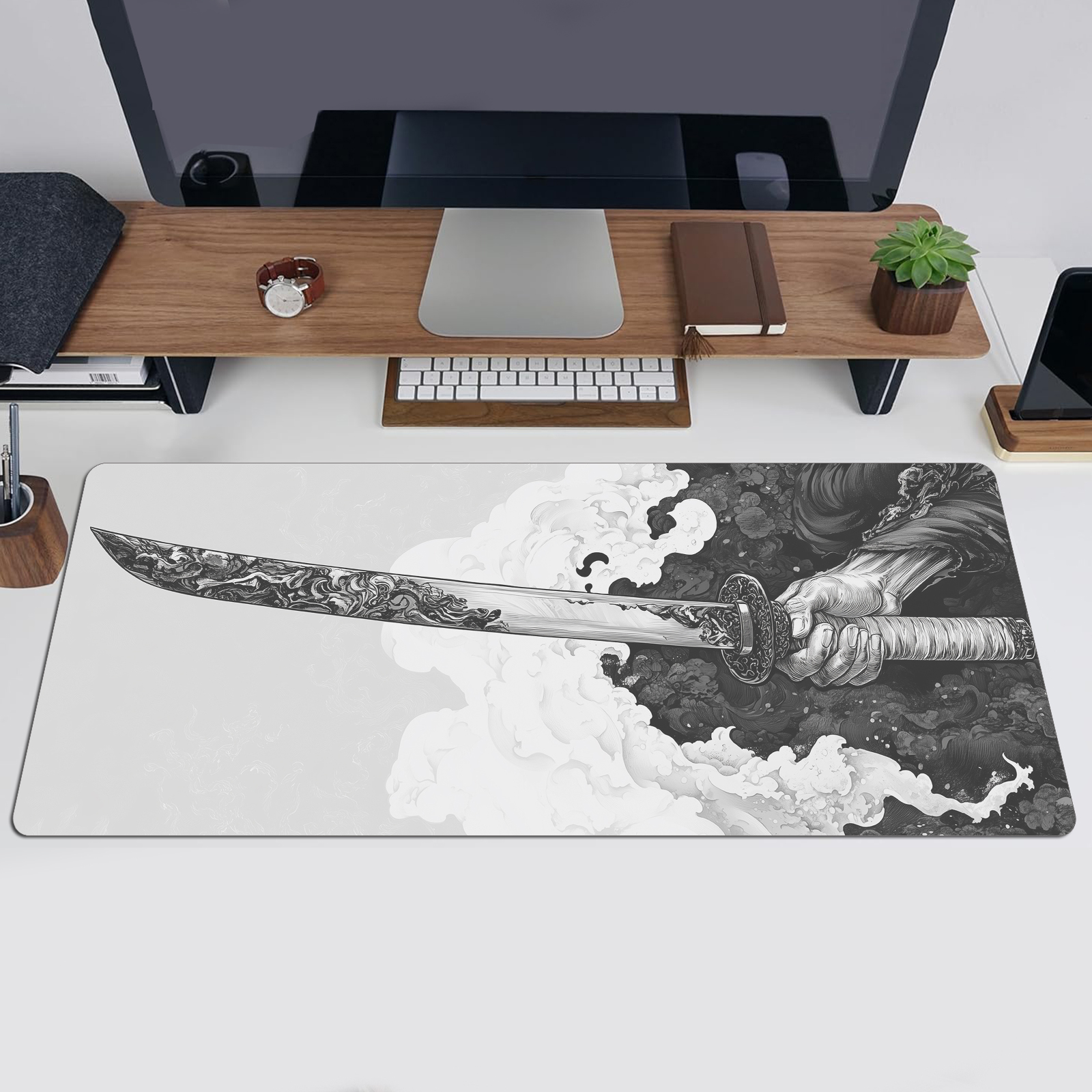 Black And White Comic Wind Swo - Keyboard Gaming Black のレビューと価格