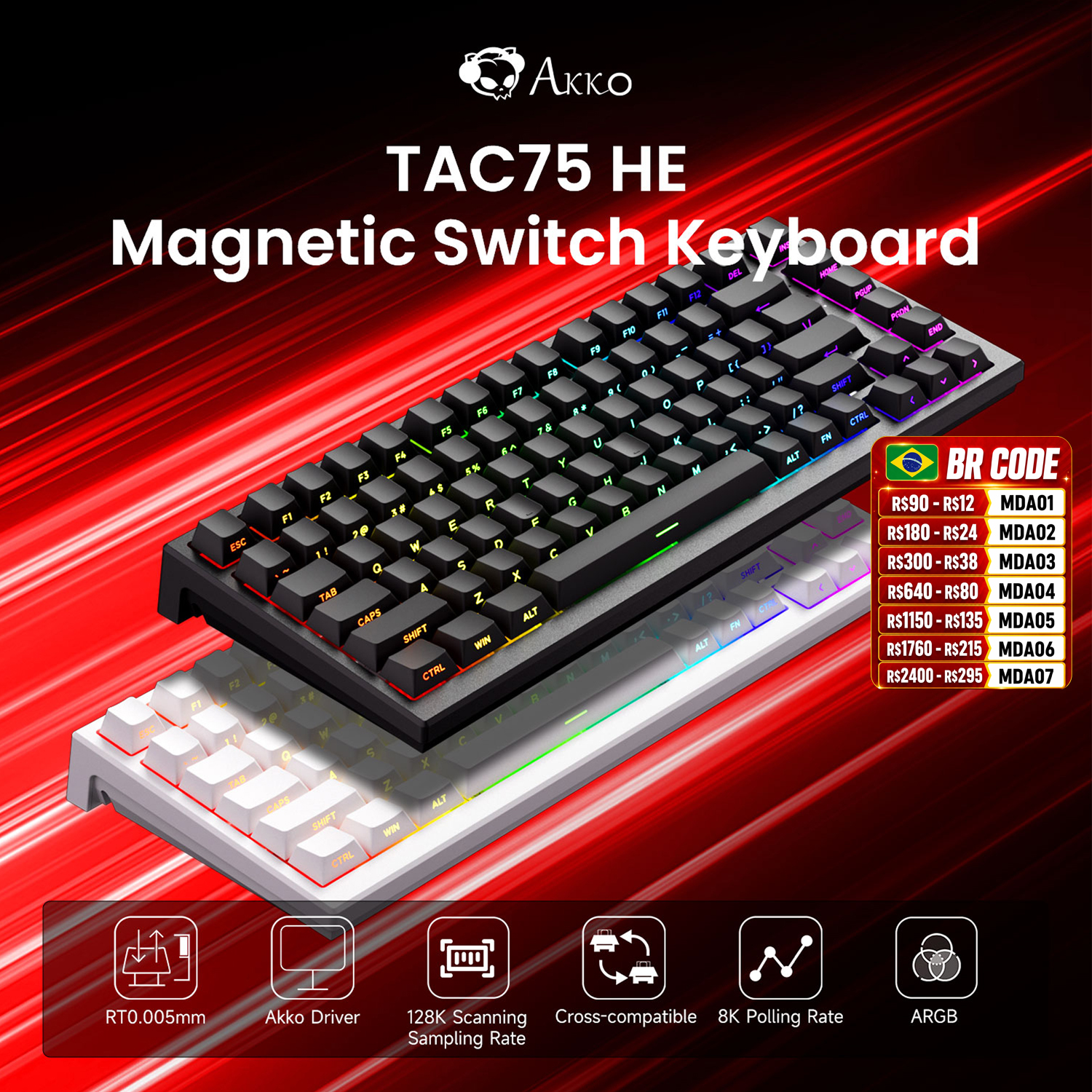 AKKO TAC75 HE Magnetic Switch  - Gaming Keyboard Expensive のレビューと価格
