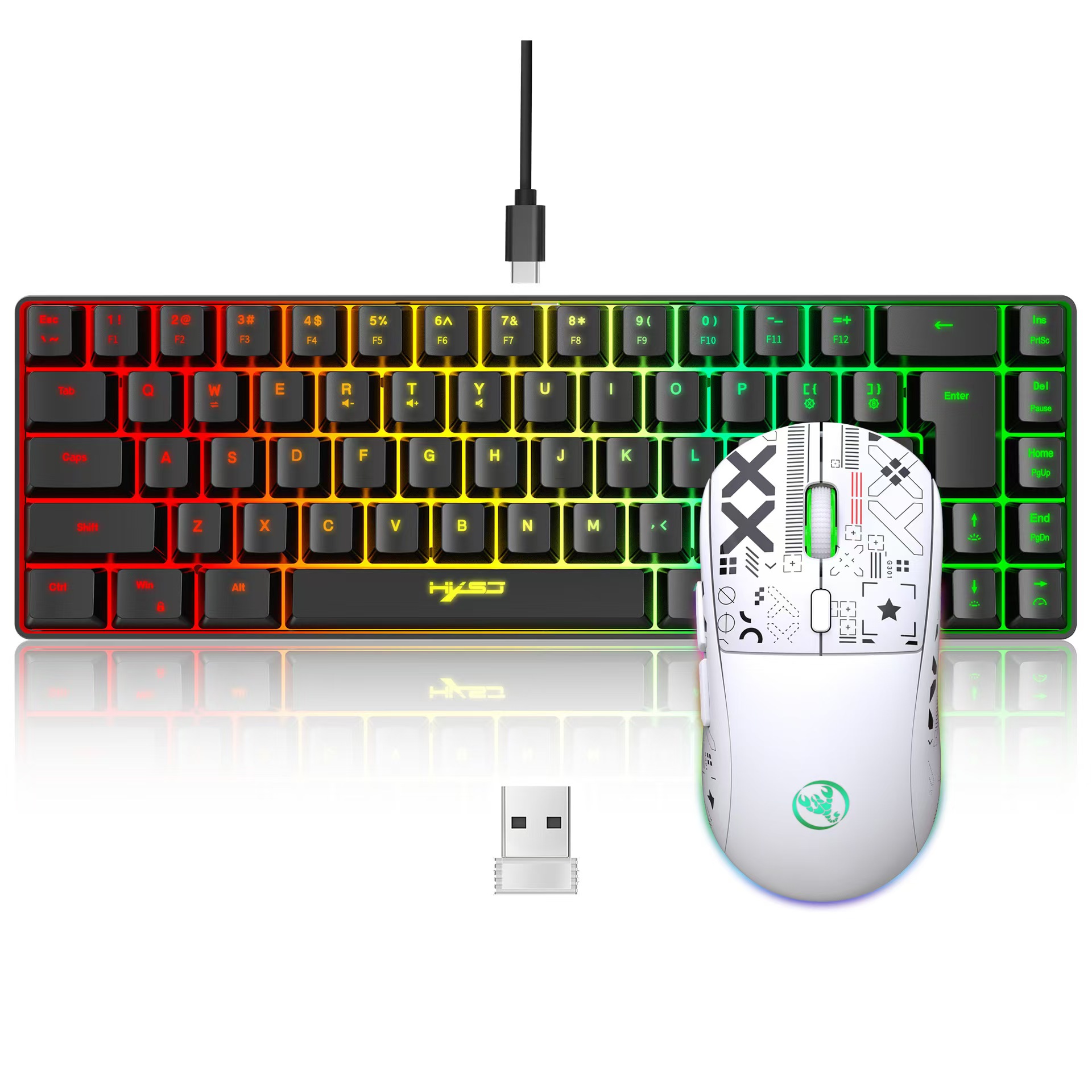 60% gaming Keyboard and mouse  - Gaming Keyboard Mouse And Headset Combo のレビューと価格