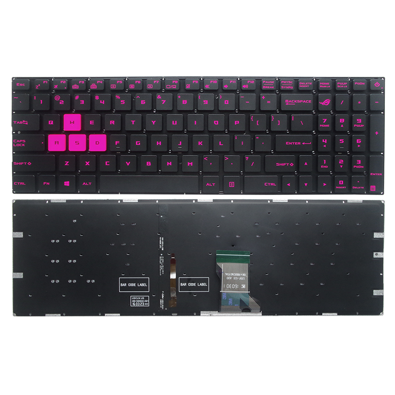GZEELE English US Backlit Lapt - Gaming Keyboard Asus のレビューと価格