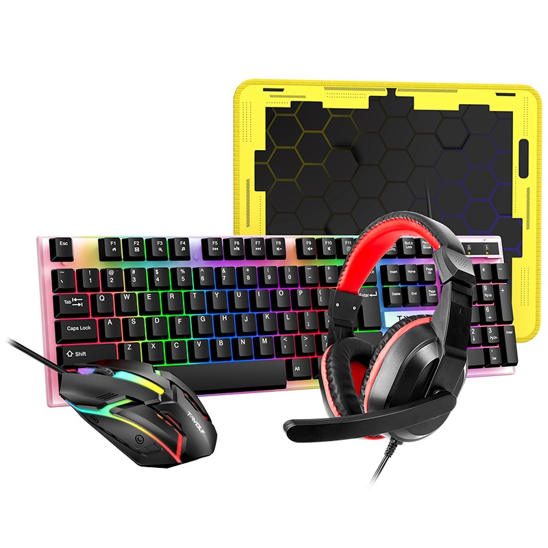Spanish Russian Keyboard Layou - Gaming Keyboard Mouse And Headset Combo のレビューと価格