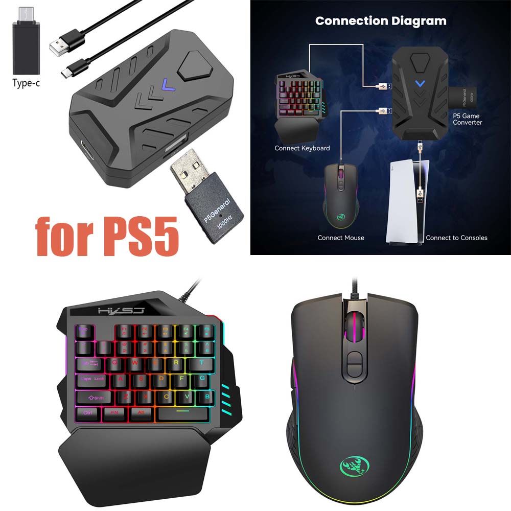 for PS5 Gaming Keyboard Mouse  - Gaming Keyboard And Mouse Combo のレビューと価格