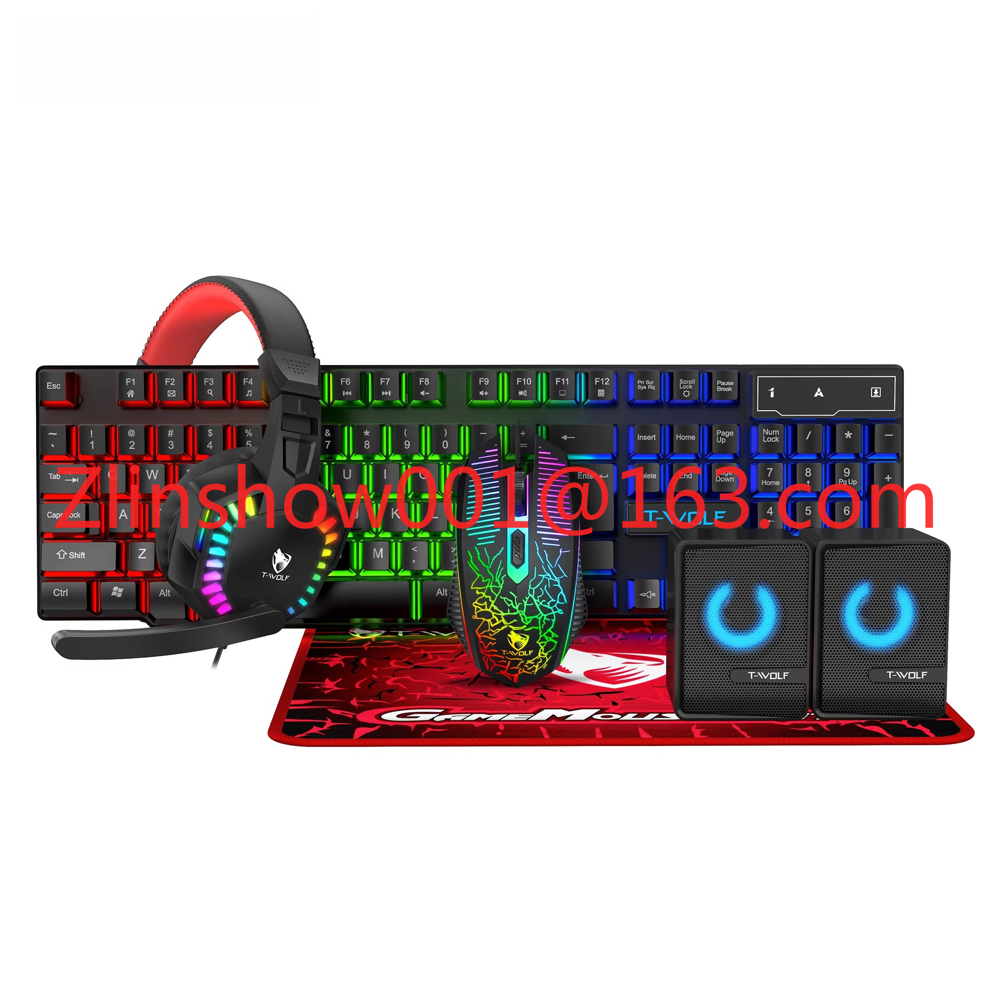 TF880 5IN1 Wired Gaming Keyboa - Gaming Keyboard Mouse And Headset Combo のレビューと価格