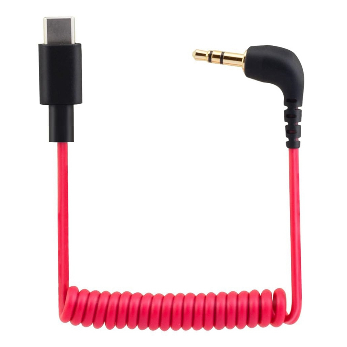 USB C to 3.5mm Cable for RODE  - Coiled Usb Cable のレビューと価格
