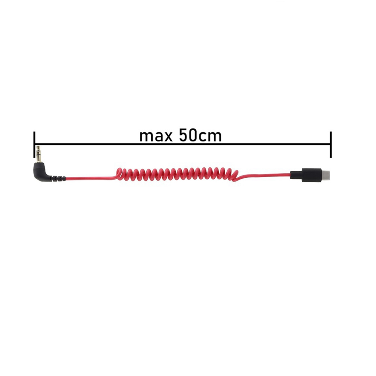 USB C to 3.5mm Cable for RODE  - Coiled Usb Cable のレビューと価格