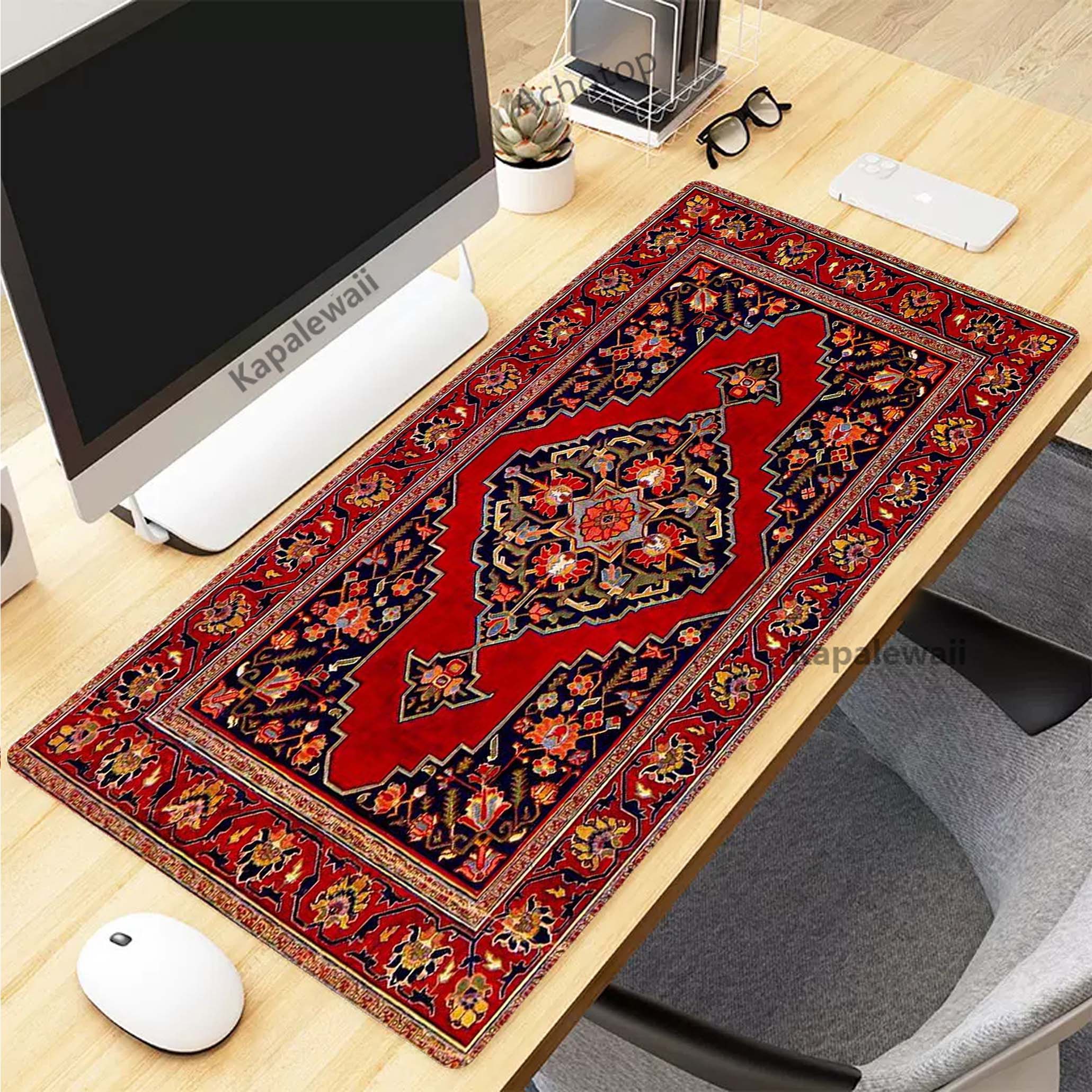 Retro Persian Carpet Mouse Pad - Keyboard Mouse Bundle Gaming のレビューと価格