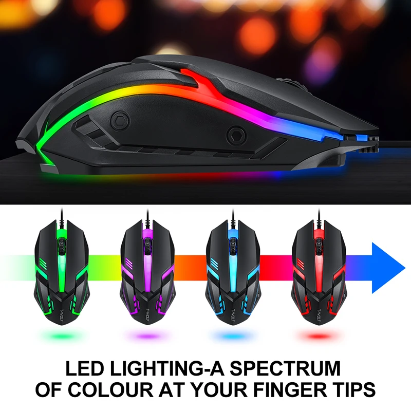 T-WOLF Game Four Piece TF800 I - Gaming Keyboard And Mouse Combo のレビューと価格