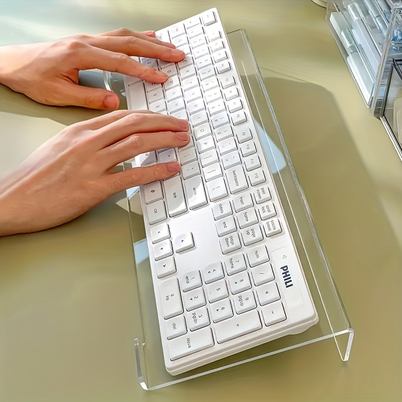 Acrylic keyboard stand, transp - Gaming Keyboard Ergonomic のレビューと価格