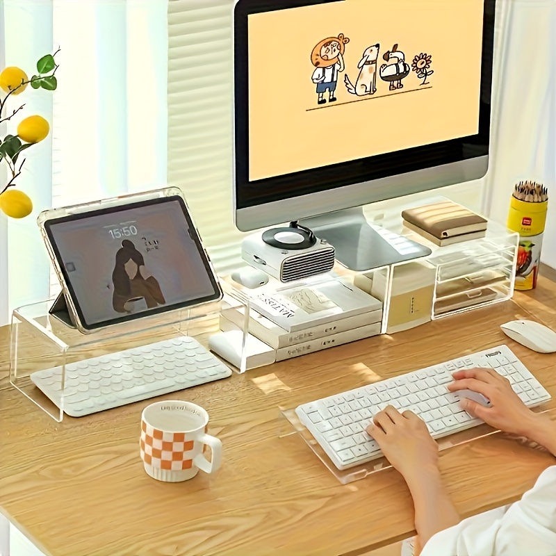 Acrylic keyboard stand, transp - Gaming Keyboard Ergonomic のレビューと価格