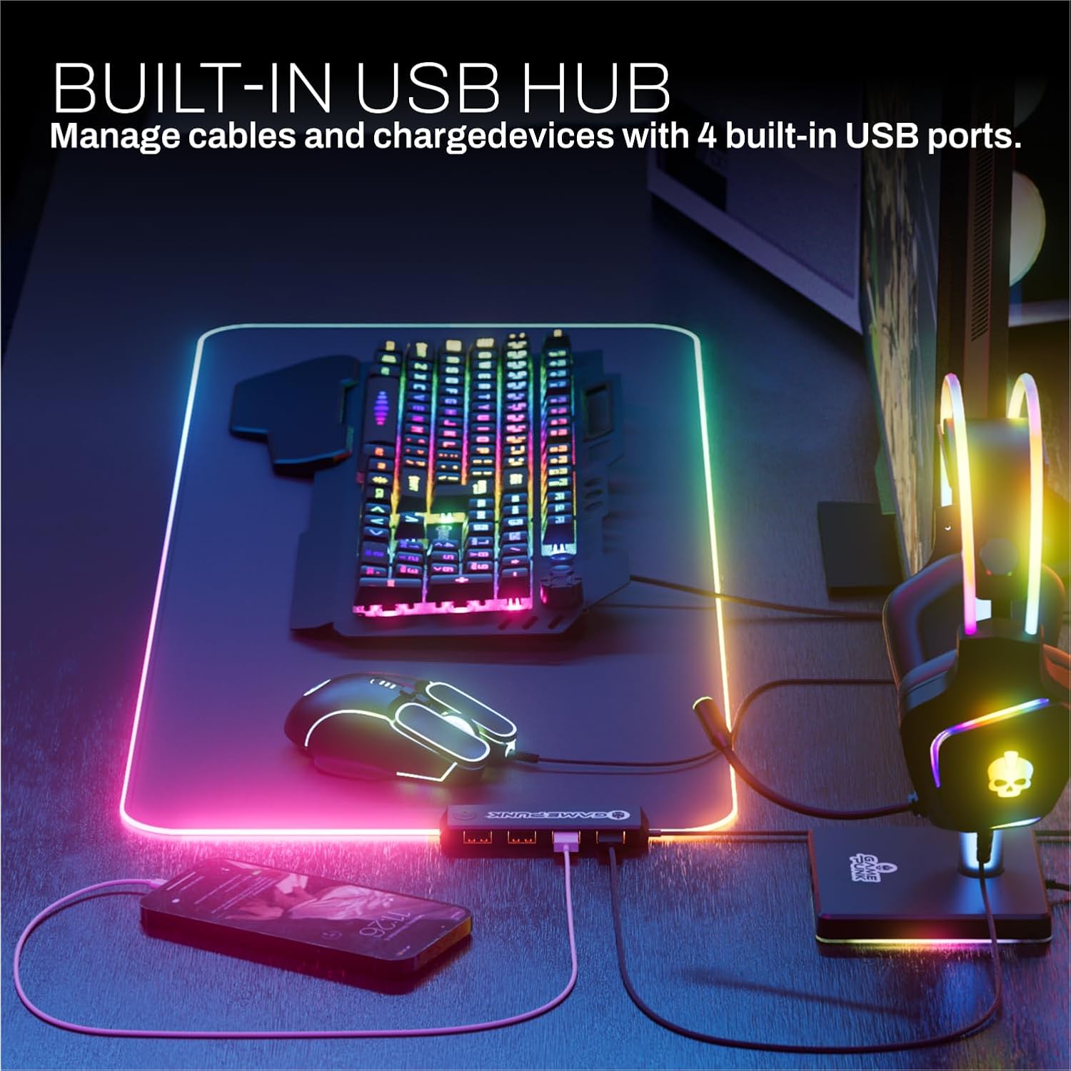 6-Piece RGB Gaming Bundle: Mec - Keyboard Mouse Bundle Gaming のレビューと価格