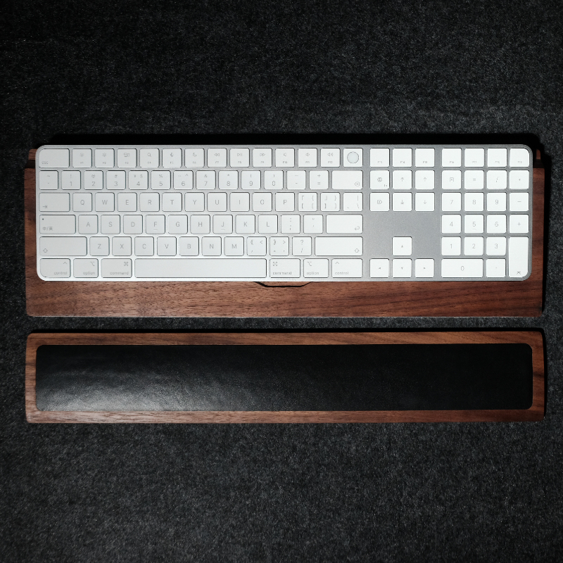 Woody Cowhide Palm Rest for Me - Gaming Keyboard Ergonomic のレビューと価格