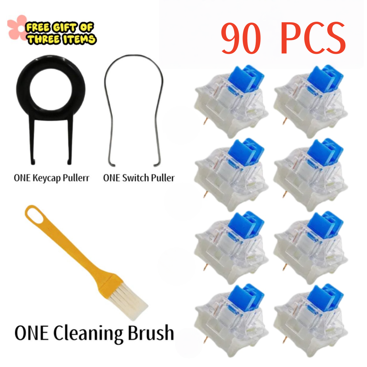 iTLY 90Pcs Keyboard Switch Key - Gaming Keyboard Mobile のレビューと価格