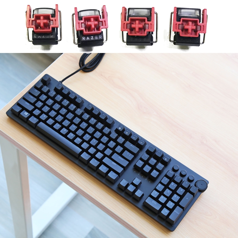 4Pcs V2 Slient Liner Red Optic - Gaming Keyboard Hot Swappable のレビューと価格