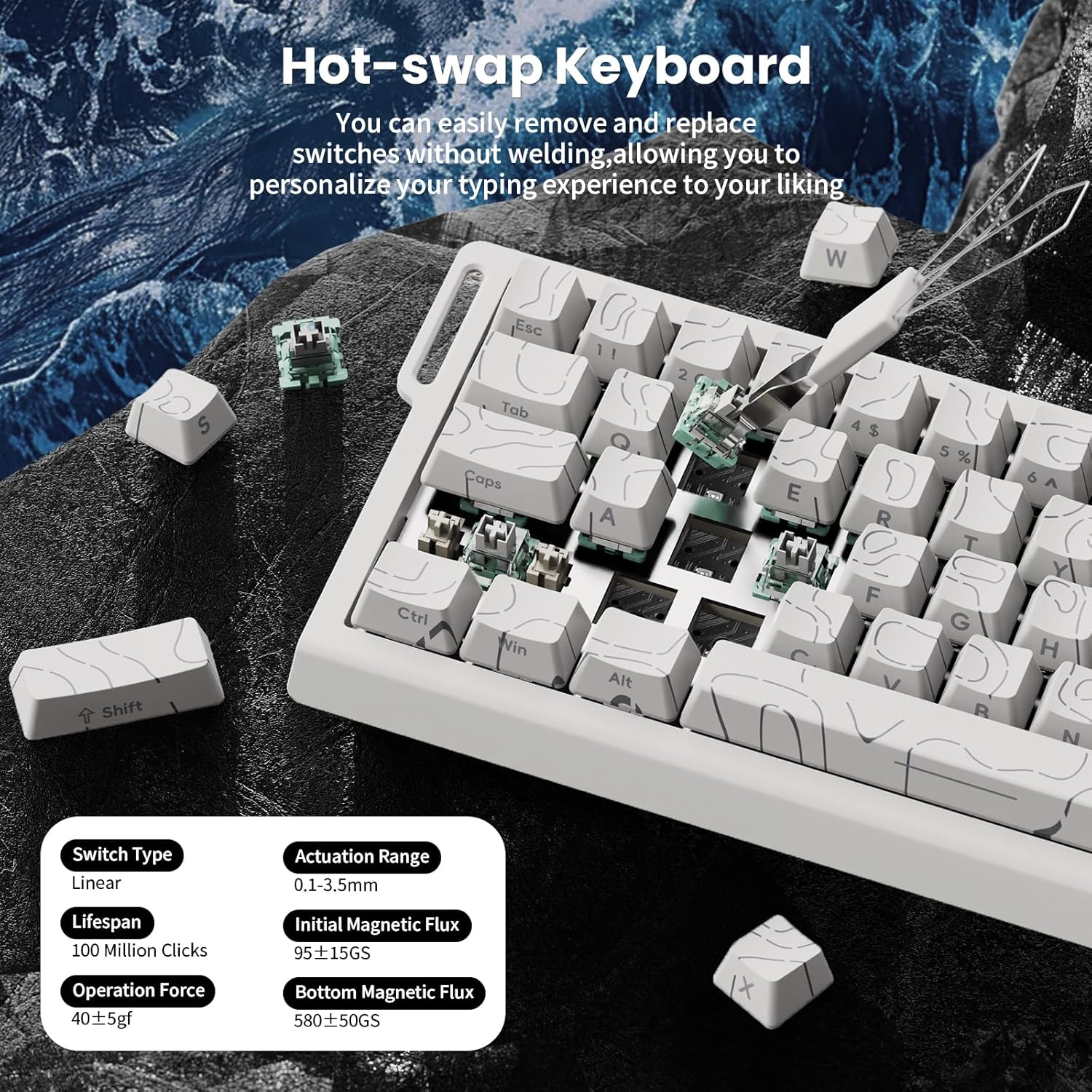 ATTACK SHARK X68 HE Rapid Trig - Gaming Keyboard Expensive のレビューと価格