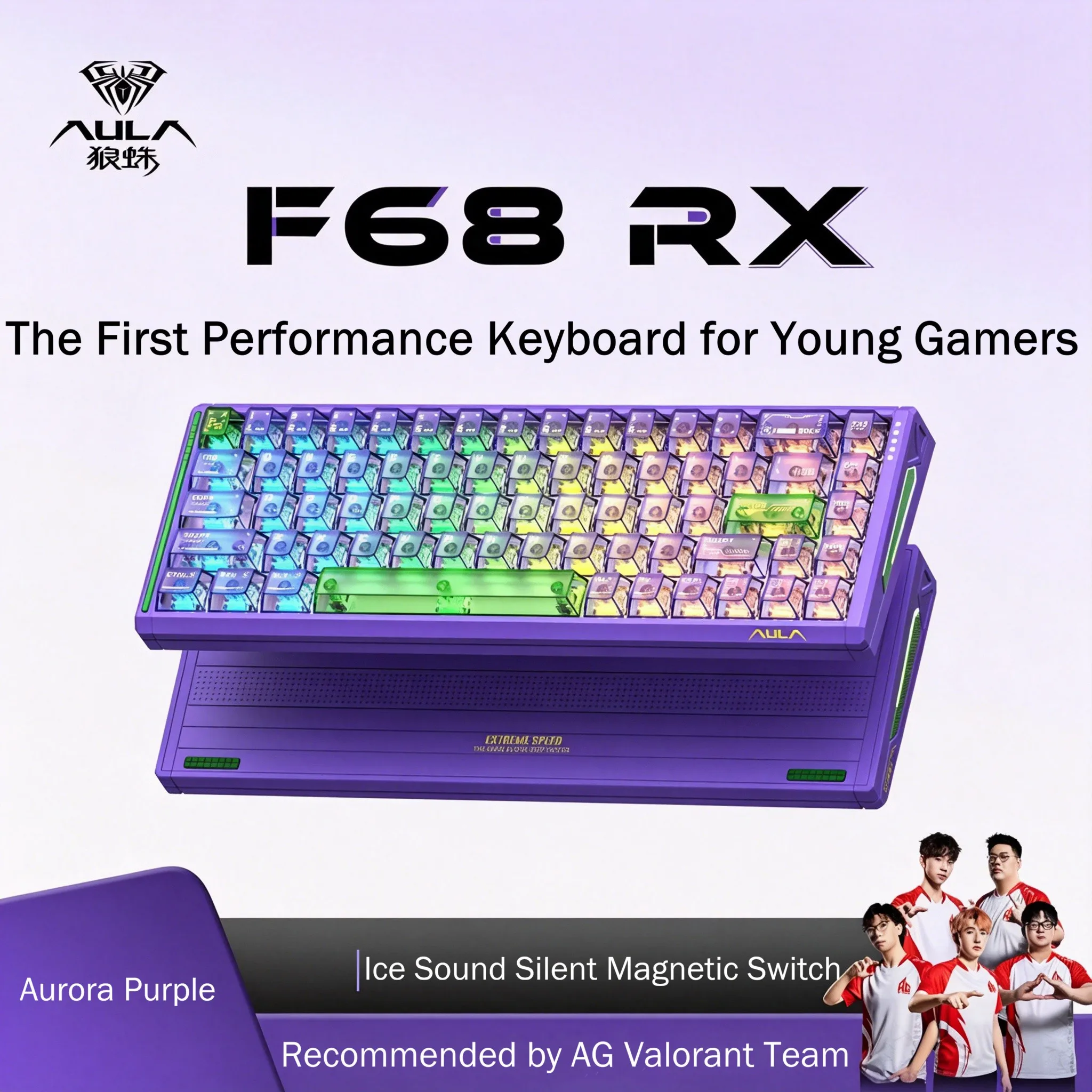 AULA F68 RX 0.001mm RT 8000Hz  - Gaming Keyboard Hot Swappable のレビューと価格