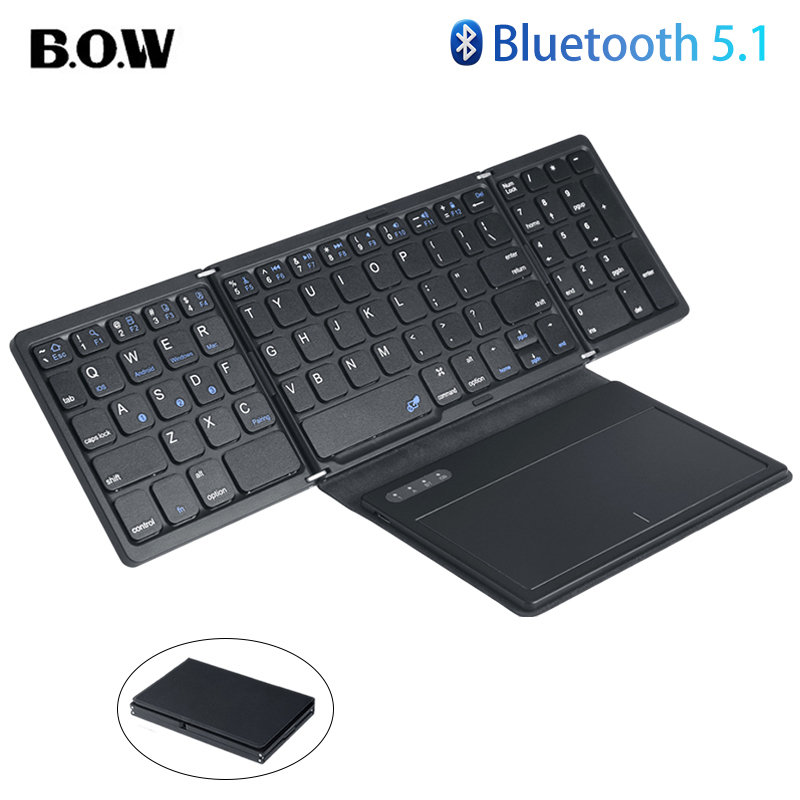 BOW Foladable Bluetooth Keyboa - Gaming Keyboard Budget のレビューと価格