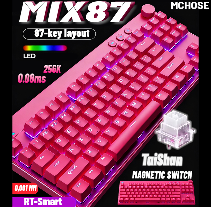 MCHOSE MIX87 Wired Gaming Keyb - Gaming Keyboard Expensive のレビューと価格