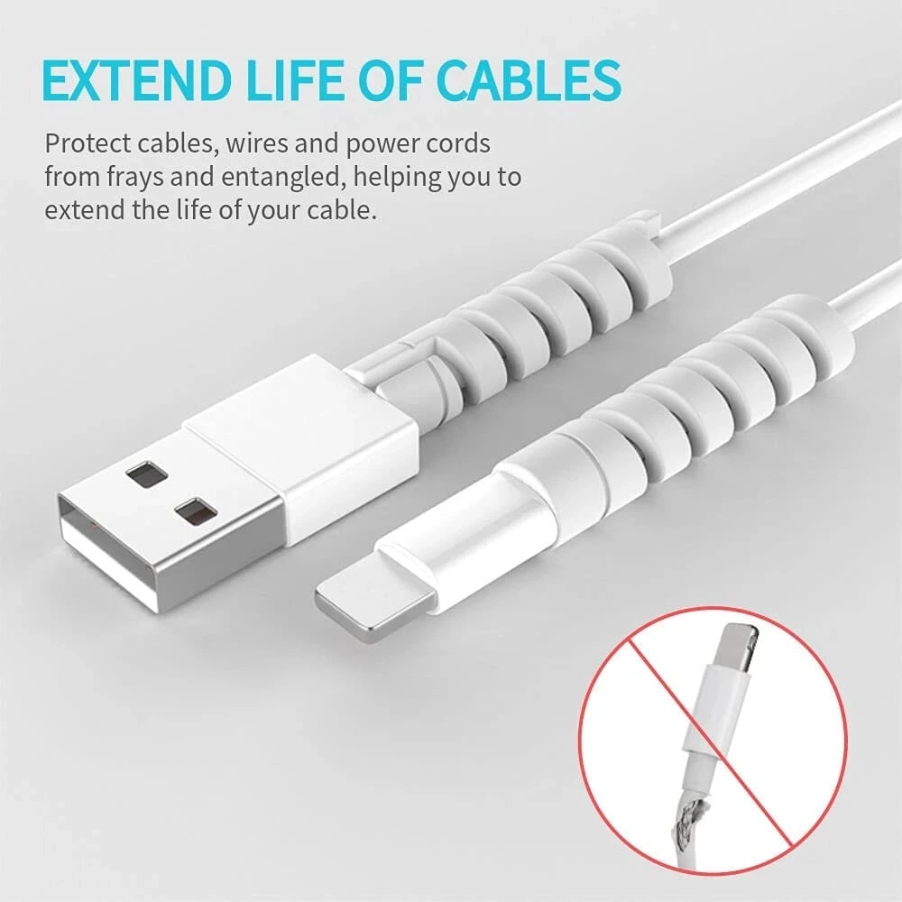 6/10/12/20pcs  Protector Silic - Coiled Usb Cable のレビューと価格