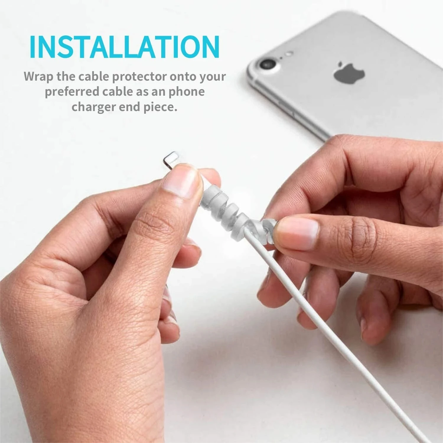 6/10/12/20pcs  Protector Silic - Coiled Usb Cable のレビューと価格