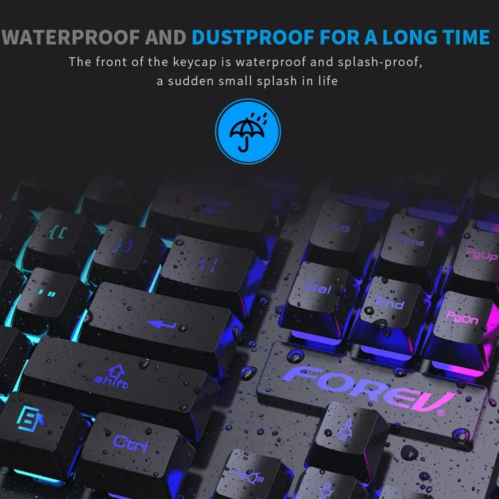 104 key Backlit Mechanical Key - Keyboard Mouse Bundle Gaming のレビューと価格