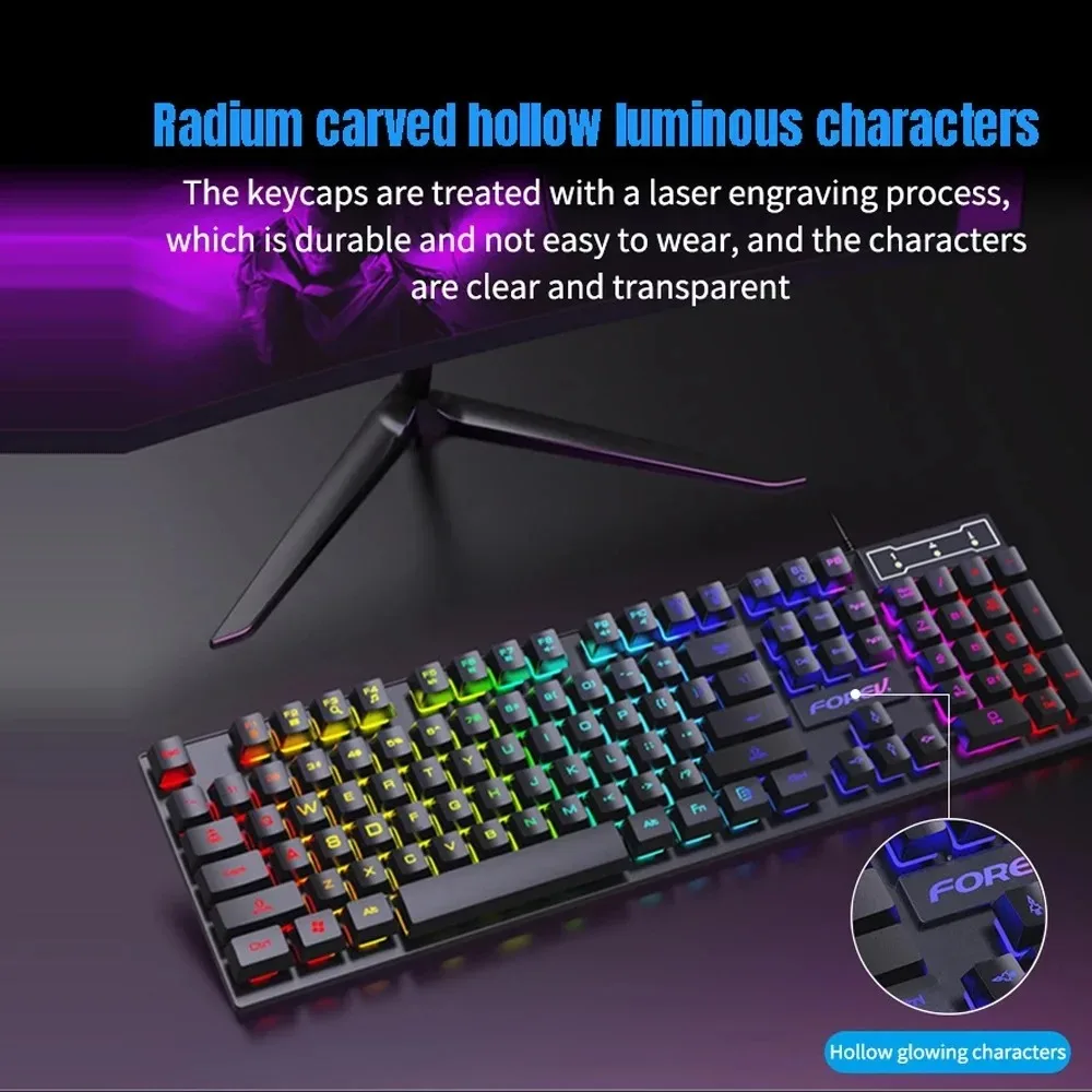 104 key Backlit Mechanical Key - Keyboard Mouse Bundle Gaming のレビューと価格