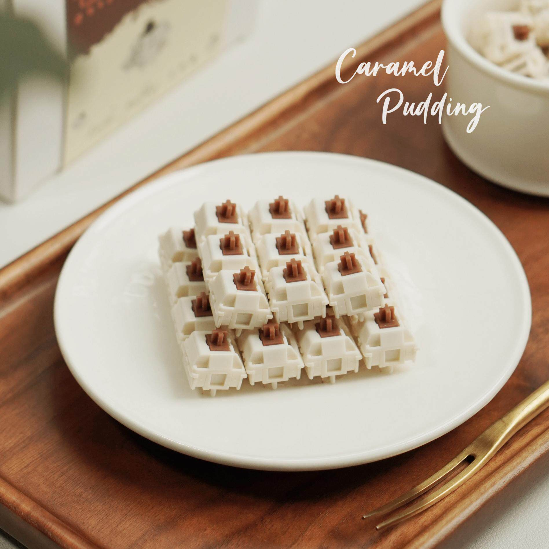 HMX Caramel Pudding V2 Switch  - Gaming Keyboard Thocky のレビューと価格