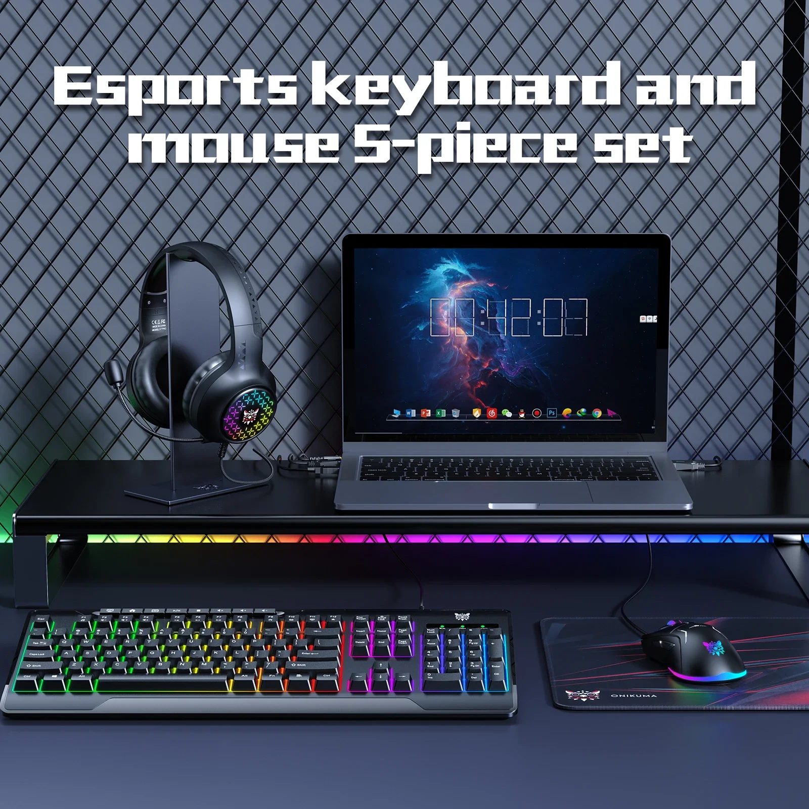 Computer Mouse and Gaming Keyb - Gaming Keyboard Mouse And Headset Combo のレビューと価格
