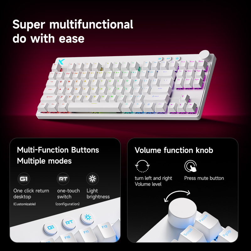 Mchose Mix87 Magnetic Swtich K - Gaming Keyboard Expensive のレビューと価格