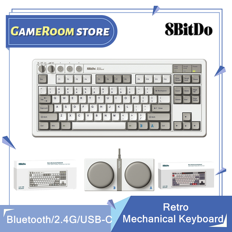 8Bitdo Retro Mechanical Keyboa - Gaming Keyboard Hot Swappable のレビューと価格