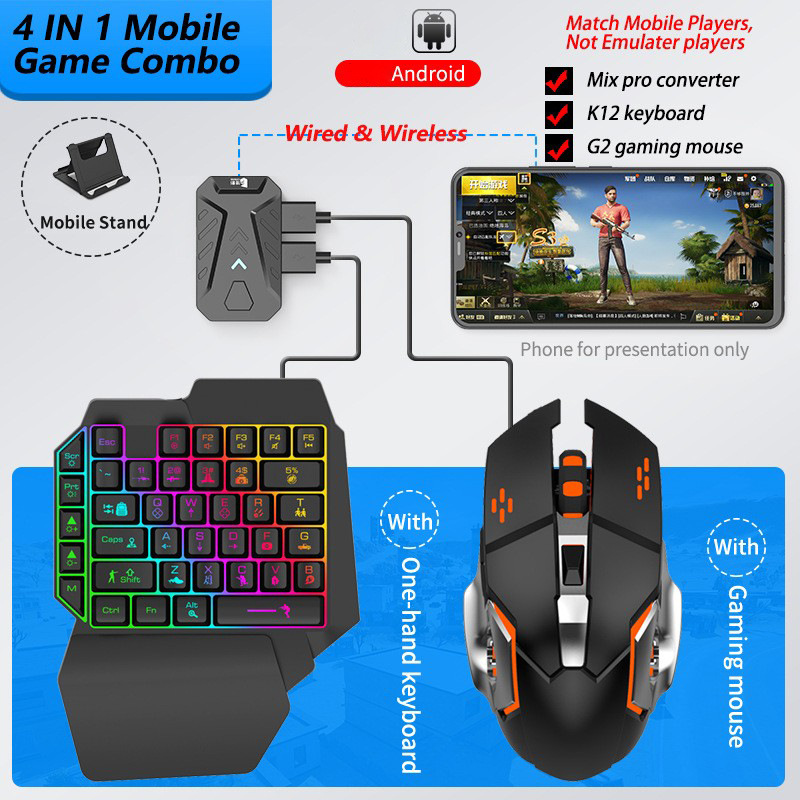 Mobile Games Converter Gaming  - Gaming Keyboard Mobile のレビューと価格