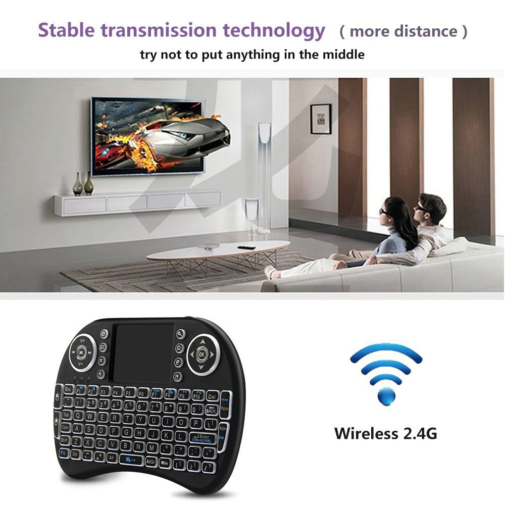 Backlit Mini Wireless Keyboard - Gaming Keyboard Mobile のレビューと価格