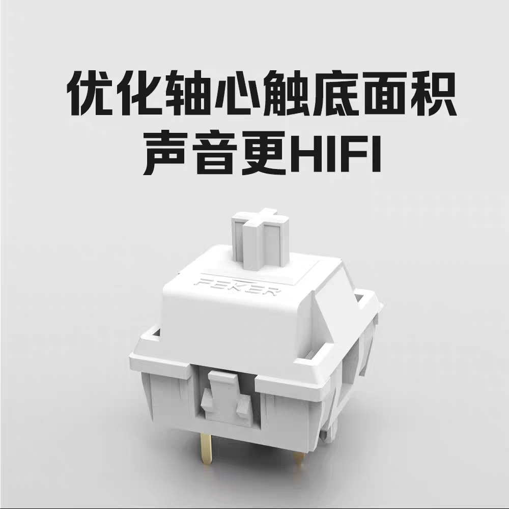 HMX Feker White Marble V3 Hot  - Gaming Keyboard Hot Swappable のレビューと価格