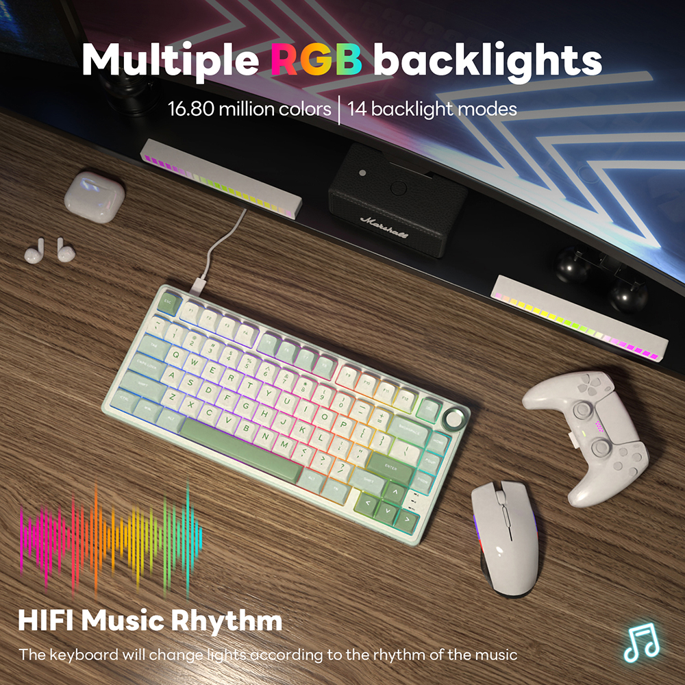 Royal Kludge RK R75 Brazilian  - Gaming Keyboard Mobile のレビューと価格