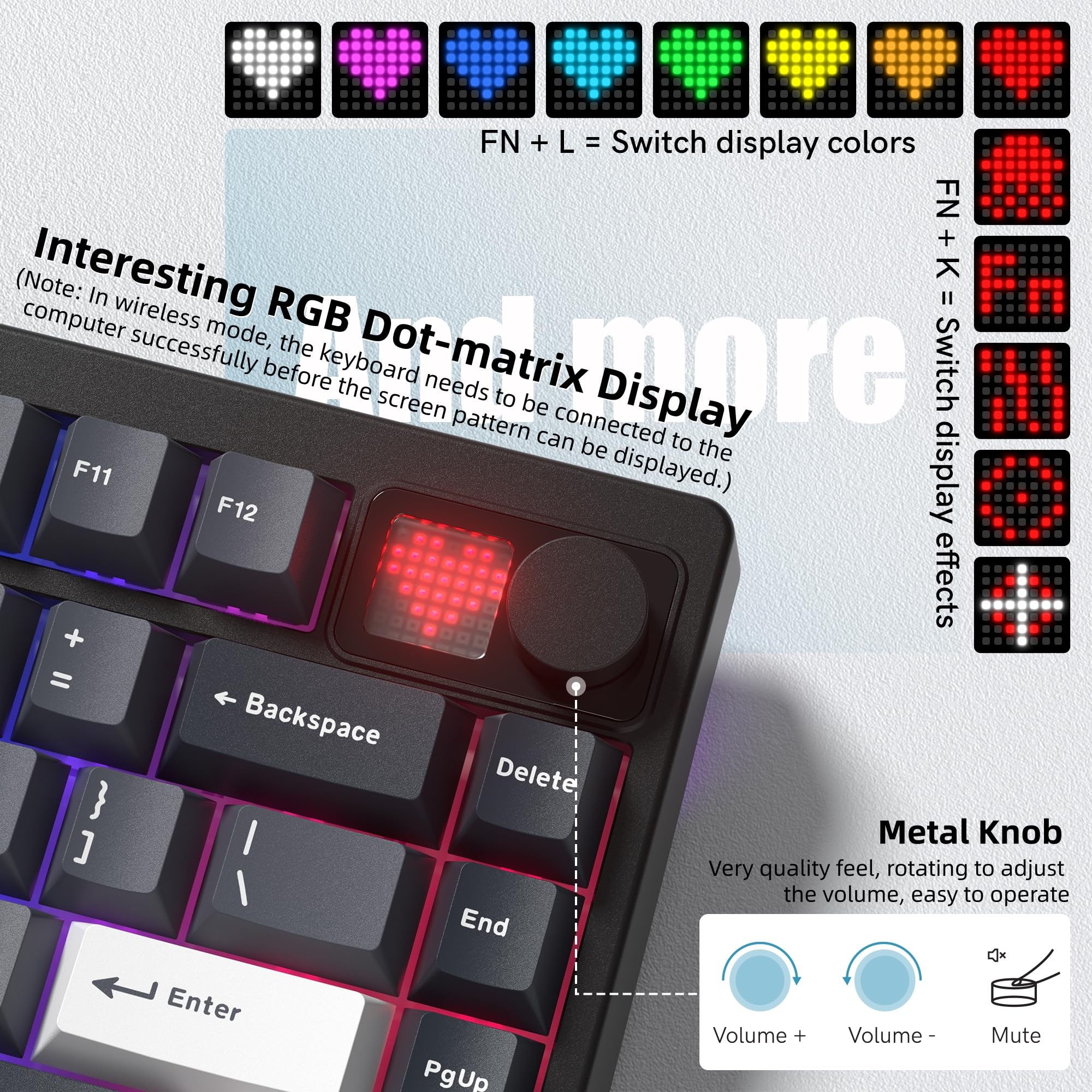 Womier MT75 Wireless Mechanica - Gaming Keyboard Thocky のレビューと価格