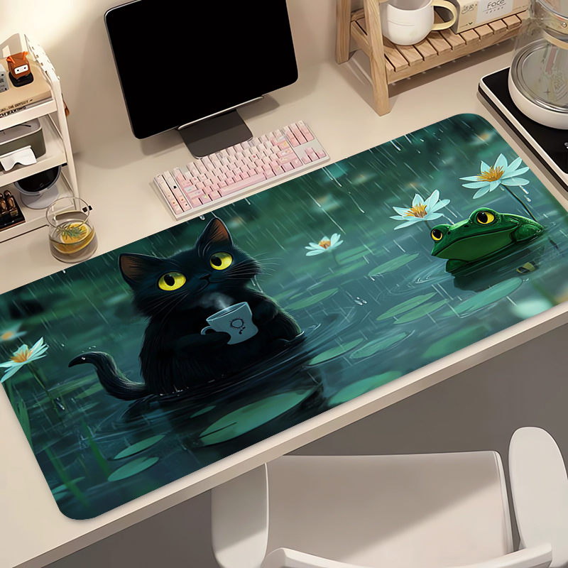 Kawaii Black Cat Silicone Soft - Keyboard Gaming Black のレビューと価格