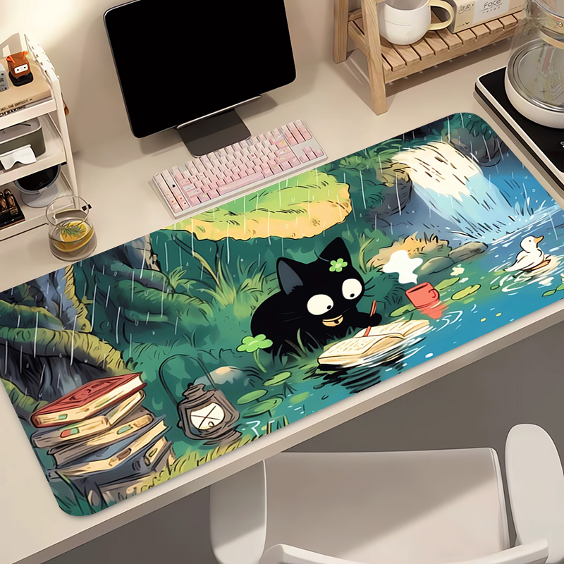 Kawaii Black Cat Silicone Soft - Keyboard Gaming Black のレビューと価格