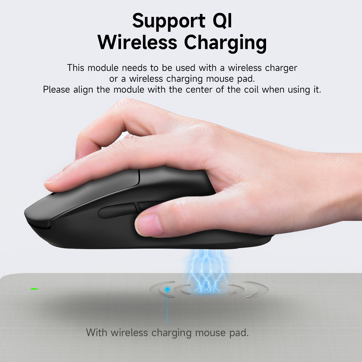 Qi Wireless Mouse Module for L - Gaming Keyboard Ergonomic のレビューと価格