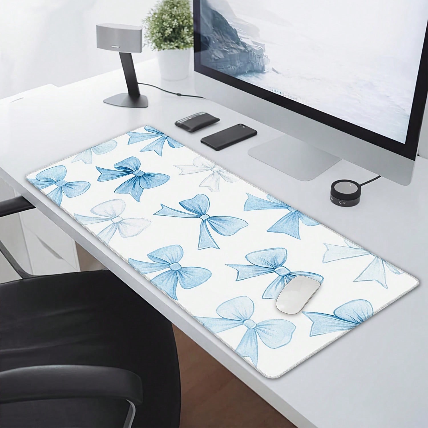 1 Pc Non-Slip Rubber Desk Mat  - Gaming Keyboard Blue のレビューと価格