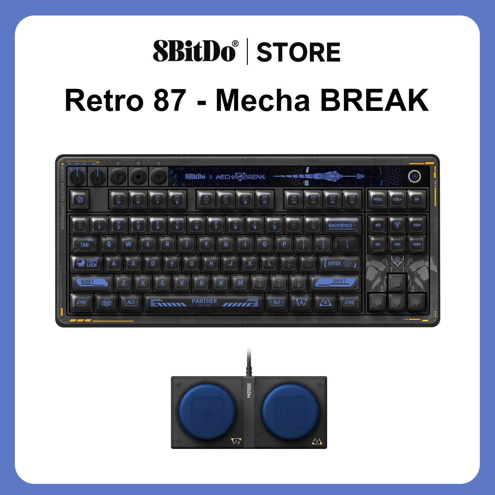 8BitDo Retro 87 Mechanical Key - Gaming Keyboard Hot Swappable のレビューと価格