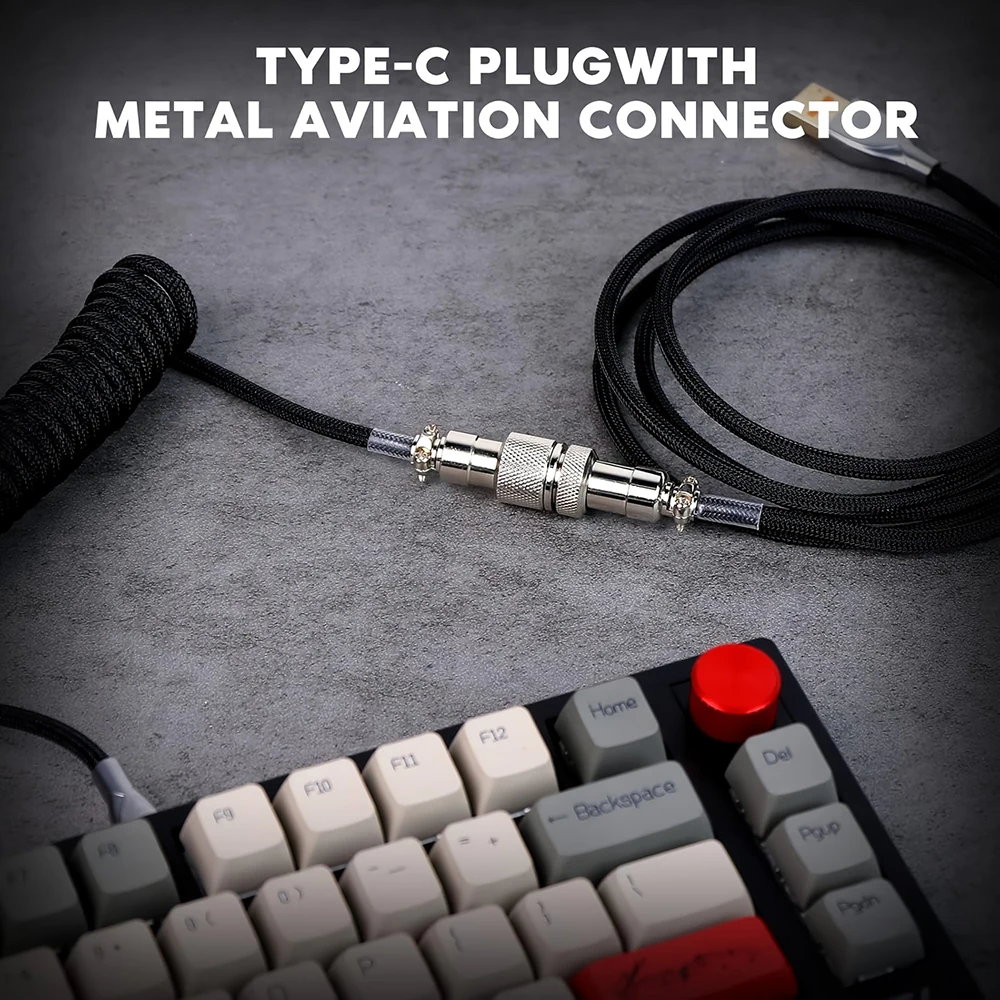 1.5m Coiled Keyboard Cable USB - Coiled Usb Cable のレビューと価格