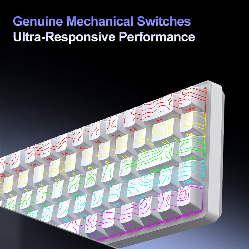 A68 Mini Mechanical Keyboard,A - Gaming Keyboard Budget のレビューと価格