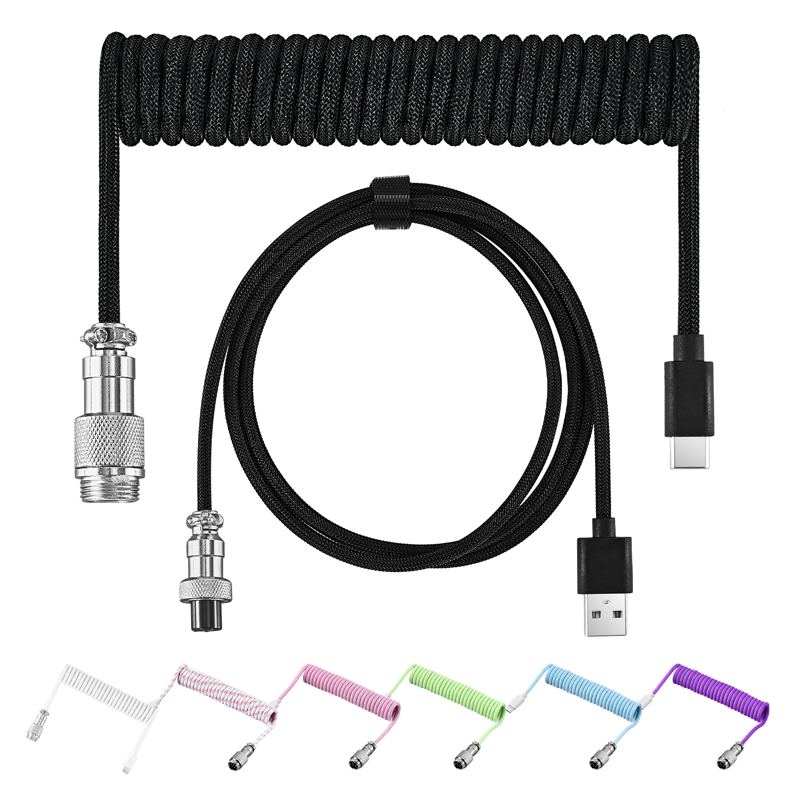 Type C Mechanical Keyboard Coi - Coiled Usb Cable のレビューと価格